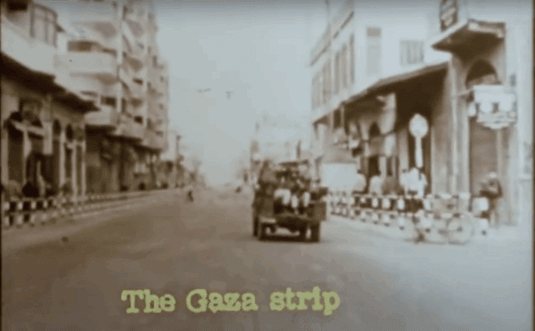 Escenas de la ocupación en Gaza 1973